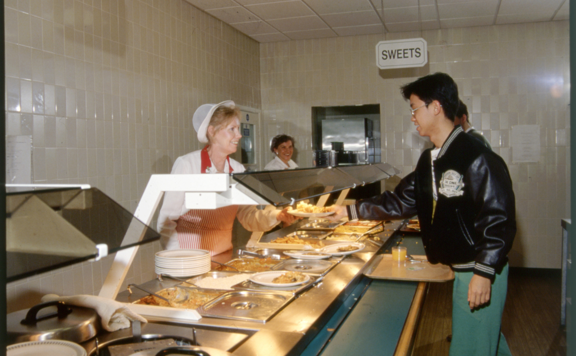 Students at the Dining Hall